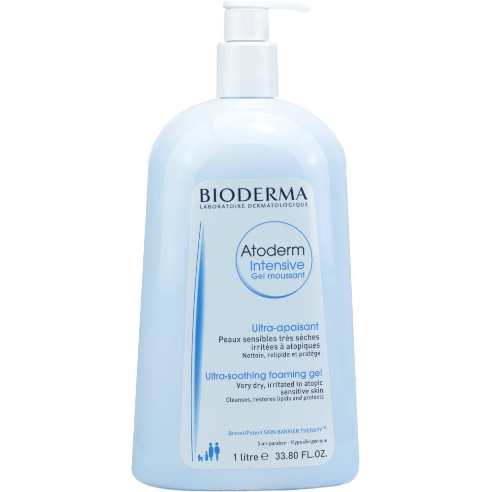 atoderm intensive gel moussant bioderma 1 l