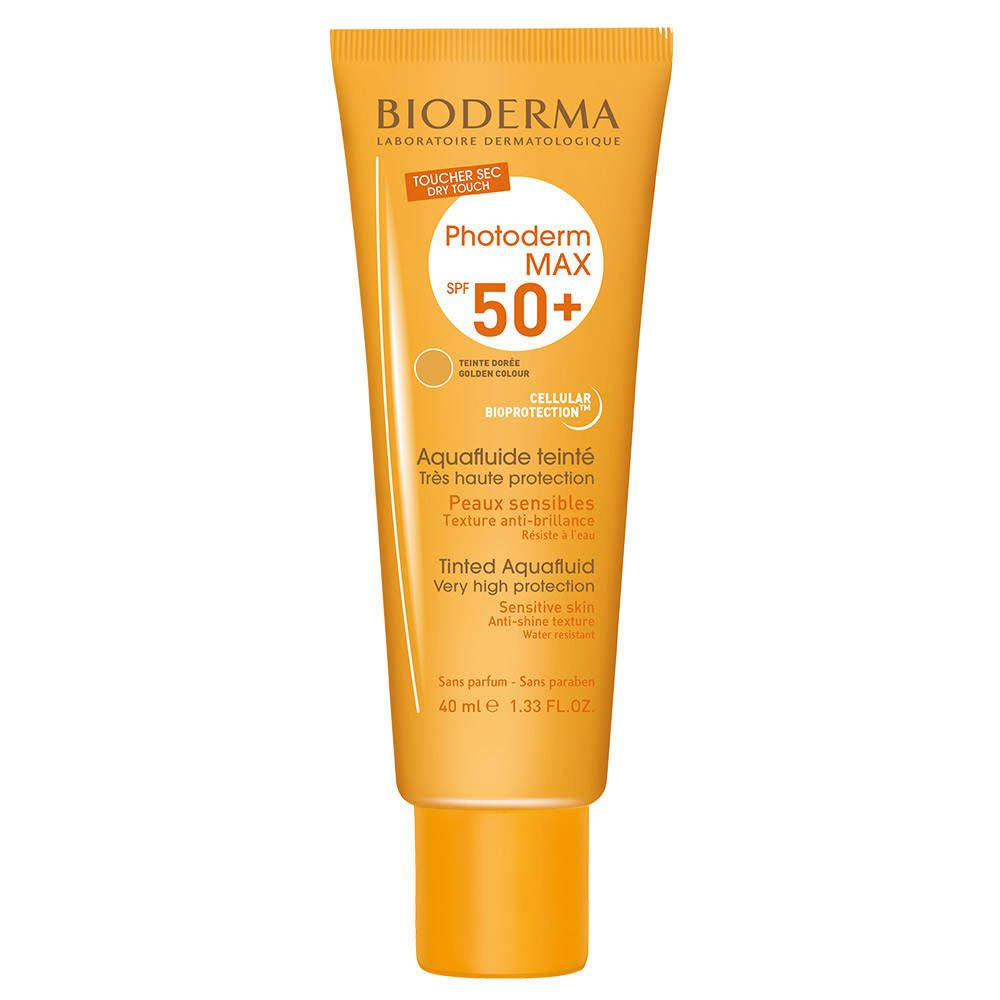 bioderma photoderm max spf50 aquafluido dorado 40ml