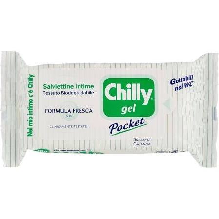 chilly gel pocket 12 toallitas higiene ntima diaria