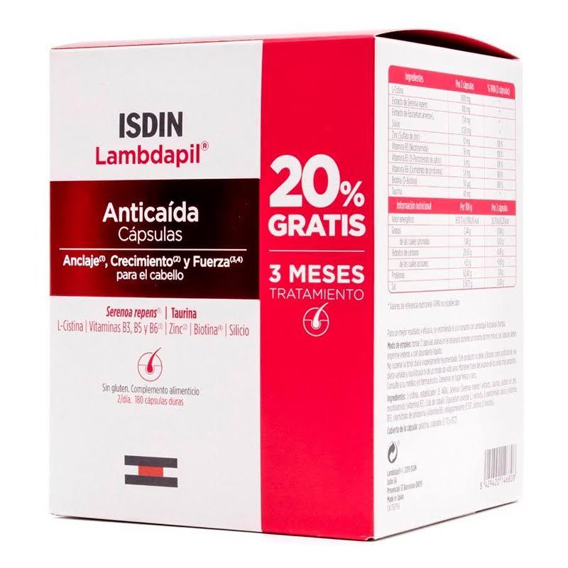 lambdapil anticaida 180 capsulas