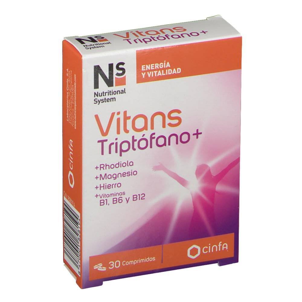 ns vitans triptofano 30 comprimidos