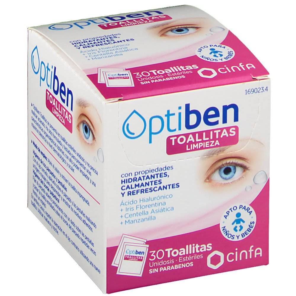 optiben 30 toallitas